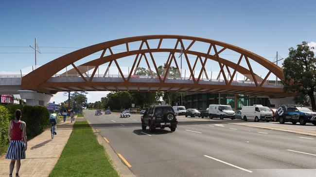 The James Ruse Drive Bridge.