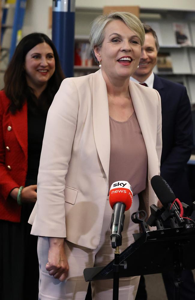 Labor’s Tanya Plibersek likened Peter Dutton to Harry Potter character, Voldemort. Picture: Liam Kidston