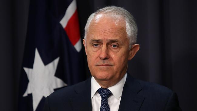 PM Malcolm Turnbull is fighting to stay on course. Picture Kym Smith