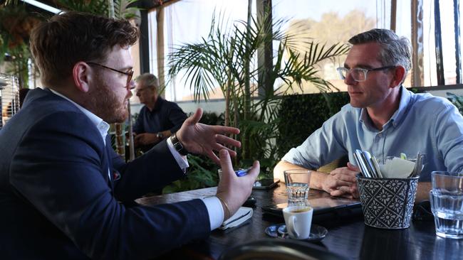 The Premier sat down with Daily Telegraph journalist James O’Doherty for an exclusive pre-Budget interview. Picture: David Swift