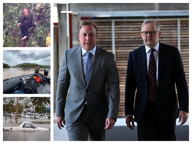 Steven Miles and Anthony Albanese will head to the flood zone.