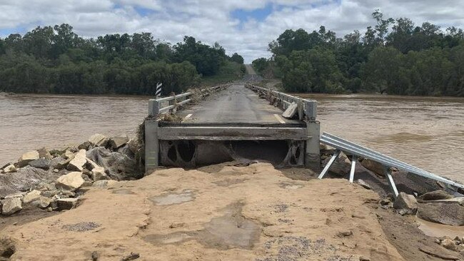 No Access: Ted Cunningham Bridge across the Bowen River