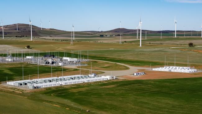 The Hornsdale Power Reserve “big battery” at Jamestown. Picture: Neoen