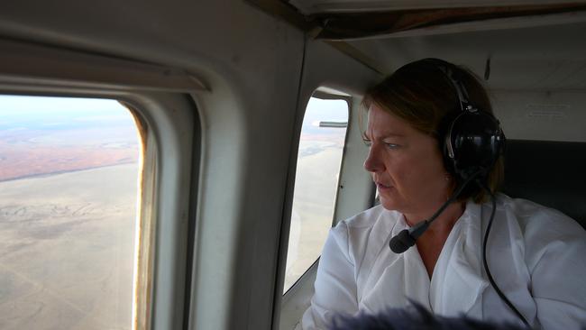 Dry argument: NSW Water Minister Melinda Pavey is battling to reconfigure the Menindee Lakes to save water that would otherwise be stripped from irrigators. Picture: Toby Zerna