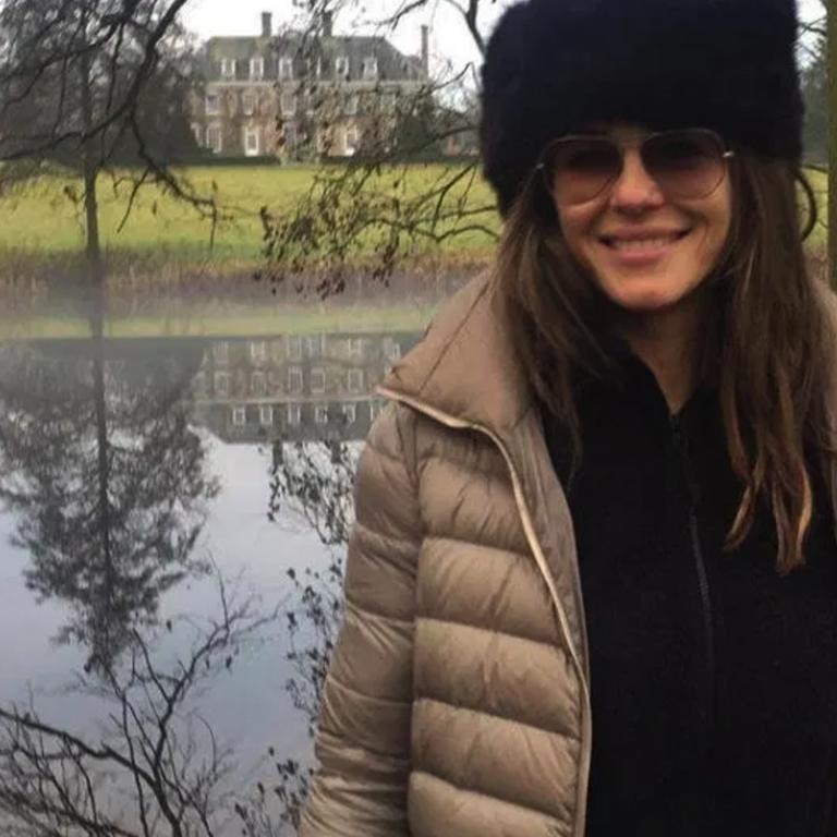 Liz has been spending lockdown in her $10.8 million mansion near Wales. Picture: Instagram