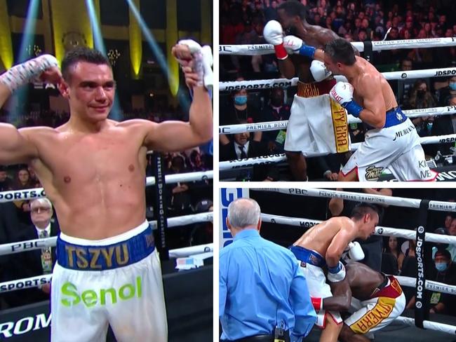 Tim Tszyu has done it. Photo: Fox Sports