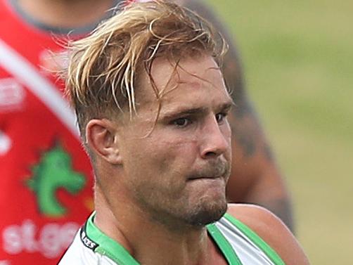 Jack de Belin during St George Dragons training at WIN Stadium, Wollongong. Picture: Brett Costello