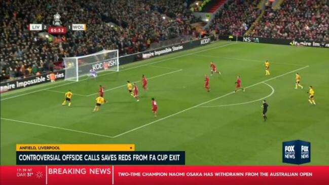 Controversial call saves Reds from FA Cup exit