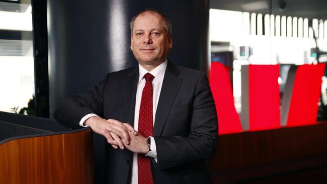 Westpac Group chief executive Peter King is due to relinquish the role. Picture: Richard Dobson