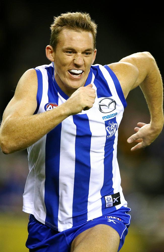 Drew Petrie holds the key to North Melbourne’s chances. Picture: Wayne Ludbey