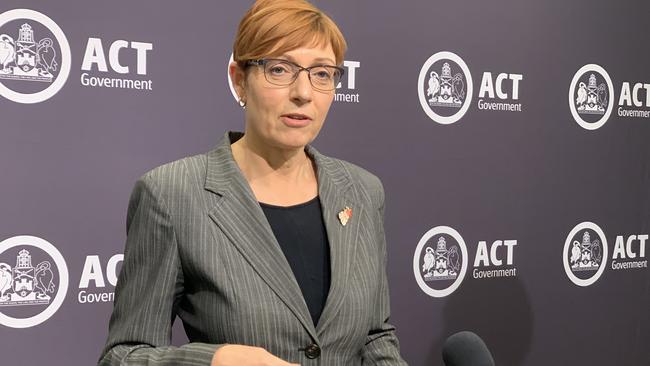 ACT Health Minister Rachel Stephen-Smith said decriminalising hard drugs did not endorse drug use. Picture: Julia Kanapathippillai