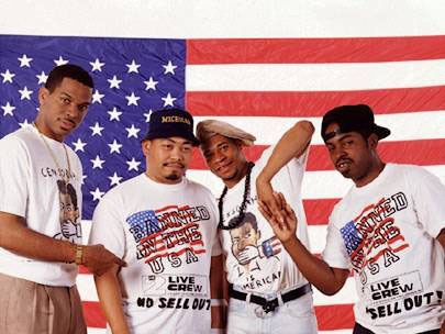 Members of US band 2 Live Crew were arrested for obscenity