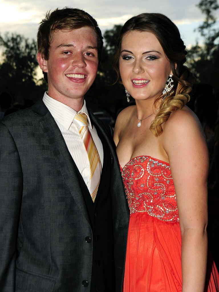 Jesse Hunter and Ebony Heenan at the 2013 St Philip’s College formal at the Alice Springs Convention Centre. Picture: PHIL WILLIAMS / NT NEWS