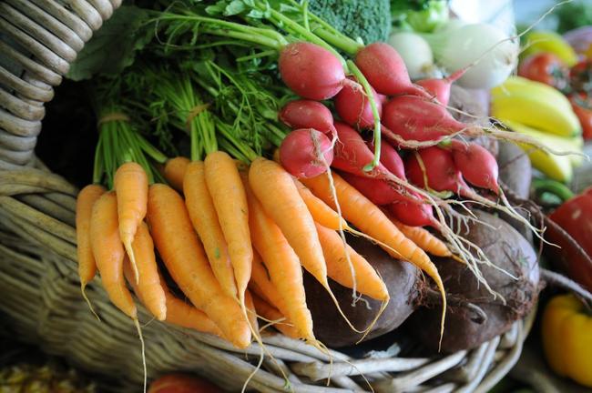 Fresh produce at the Gympe Show. Picture: Craig Warhurst