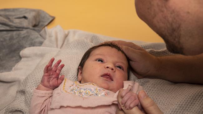 Baby Amalia. Picture: Mark Cranitch