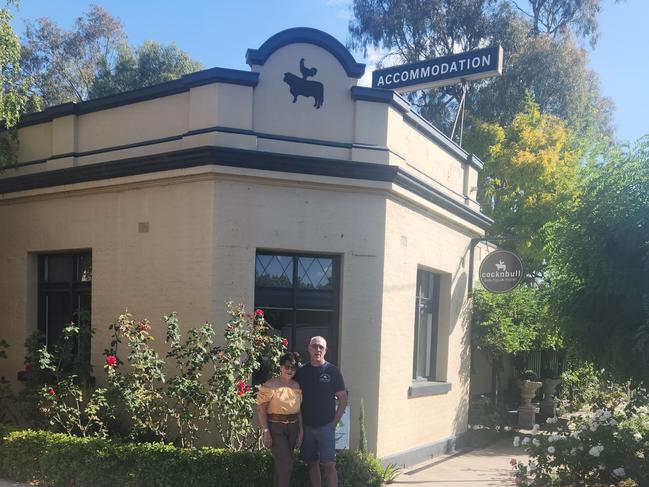The Cock N Bull Boutique Hotel at Echuca is under new management with former dairyfarmers Julie and Russell Gillie.