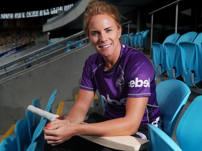 English cricketer Lauren Winfield is joining the Adelaide Strikers after playing previously with the Hobart Hurricanes. Picture: NIKKI DAVIS-JONES