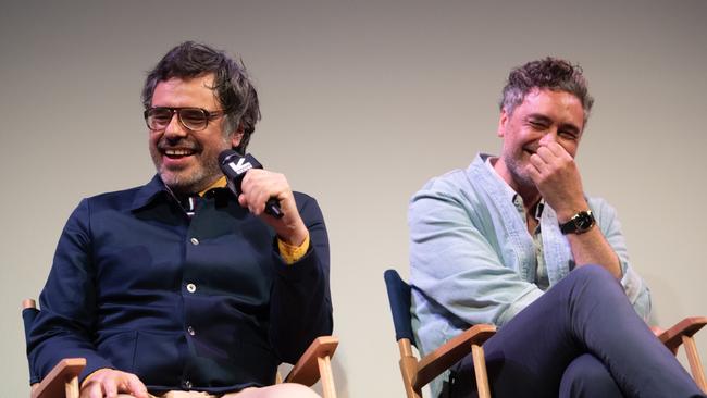 Jemaine Clement and Taika Waititi attend the "What We Do in the Shadows" Premiere 2019 SXSW. Photo: Getty.