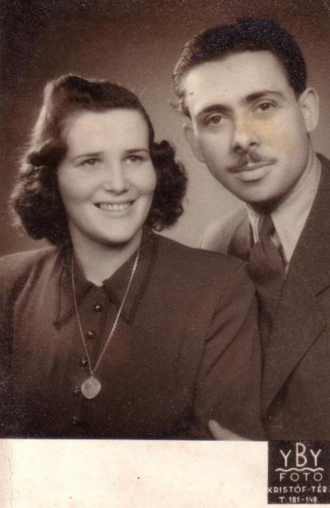 Hidden story … Susanne Gervay’s parents Verushka and Zoltan Gervay.