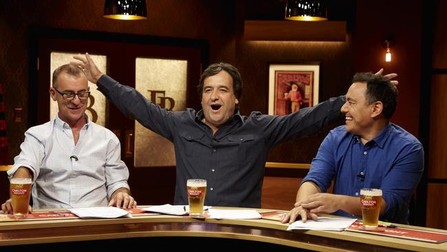 The Front Bar hosts Andy Maher, Mick Molloy and Sam Pang will host two cricket specials this month.