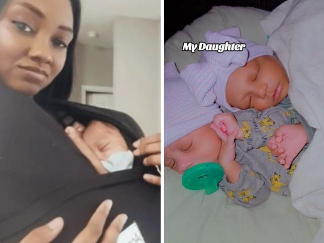 A mum of 11 has revealed that she kept getting pregnant in the hopes of having a daughter one day. Picture: TikTok