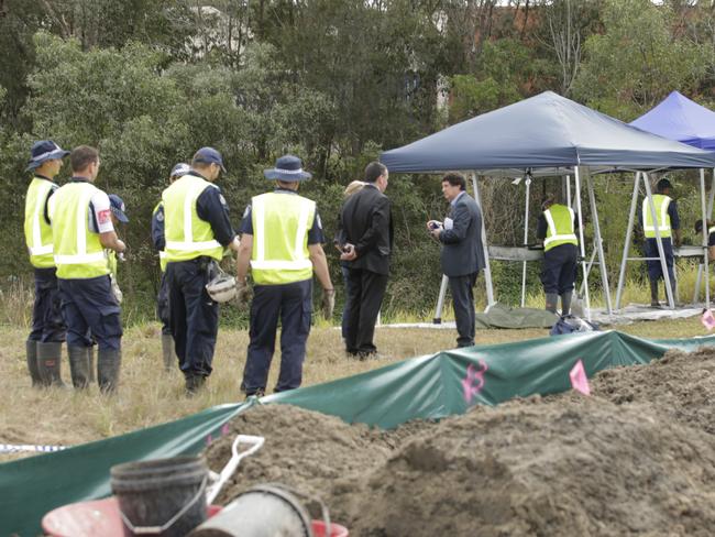 The Carole Park search scene. Picture: Adam Armstrong