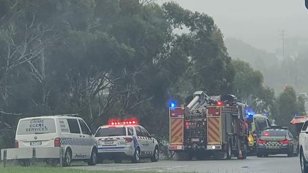 A person has died in a car crash on the Monash Fwy. Picture: Facebook