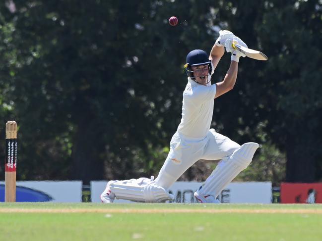 Joe Weatherley on the drive. Picture: Stephen Harman