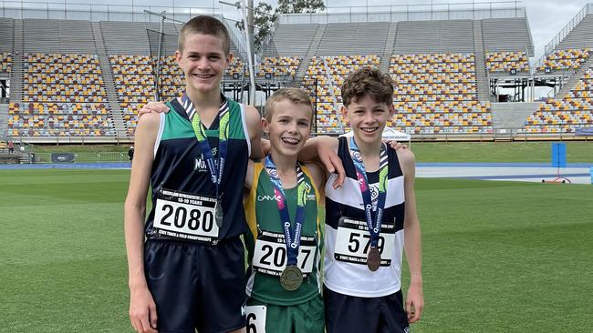 Ben Hooper, left, Benjamin Schinard and Oliver Jobbins.