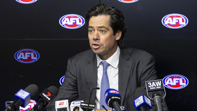 AFL Chief Executive Officer Gillon McLachlan is missing the point. Picture: AAP/Daniel Pockett