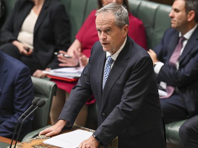 CANBERRA, AUSTRALIA, NewsWire Photos. JUNE 1, 2023:Minister for Government Services of Australia Bill Shorten during Question Time at Parliament House in Canberra. Picture: NCA NewsWire / Martin Ollman