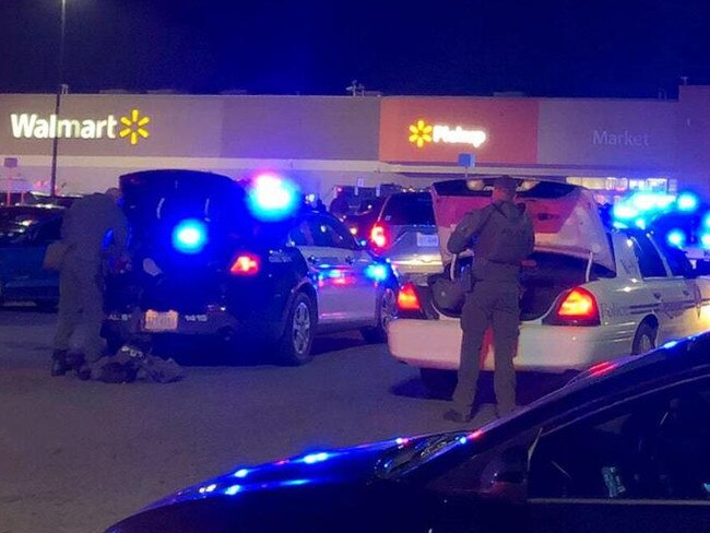 Multiple people were shot and killed inside a Walmart in Chesapeake, Virginia. Picture: WAVY-TV 10.