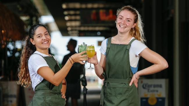 Hot Tamale staff members Katherine Vazquez and Storm Chiverton. Picture: Glenn Campbell