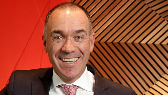 NAB chief executive Andrew Thorburn. Picture: Stuart McEvoy