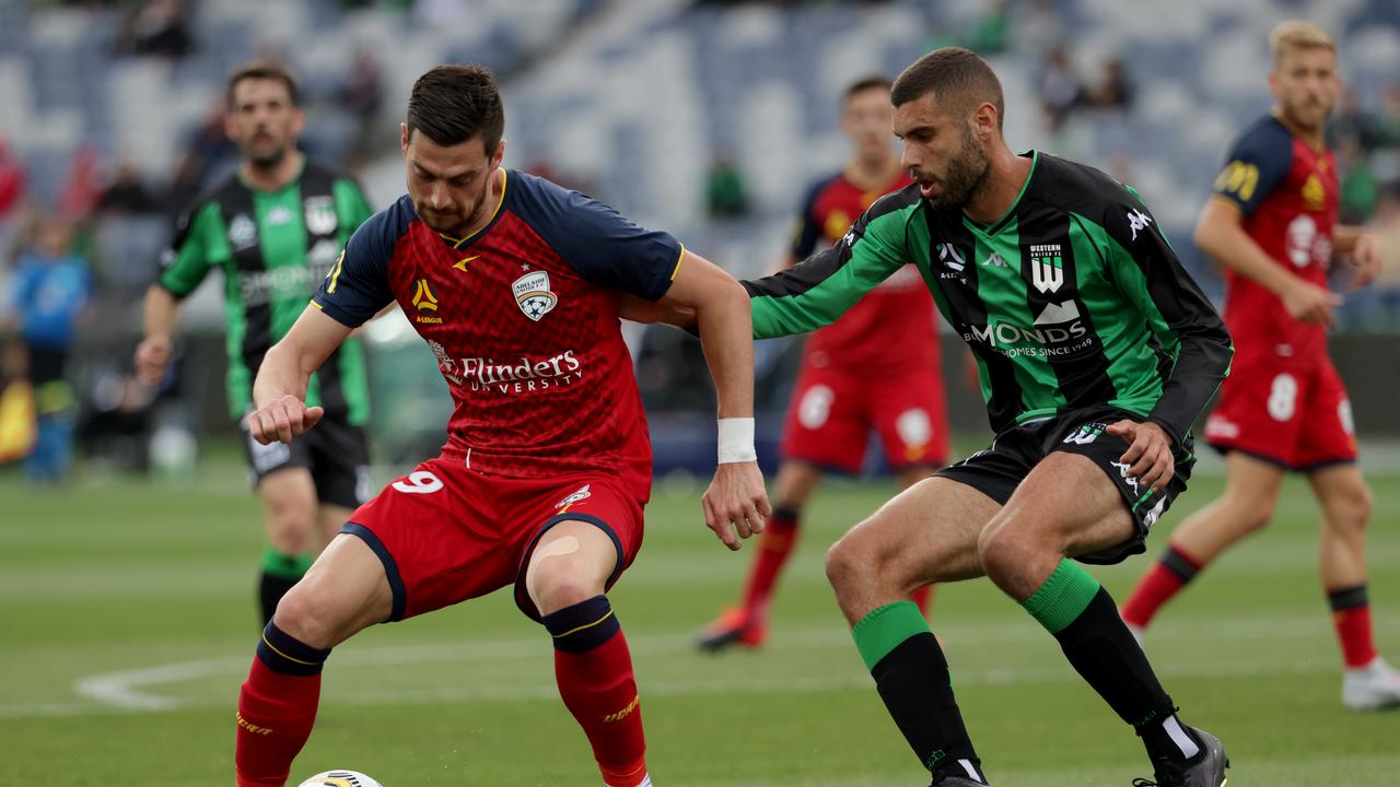 Tomi Juric (left) has returned to the A-League and hopes to revive his Socceroos career. Picture: Jonathan DiMaggio/Getty Images)