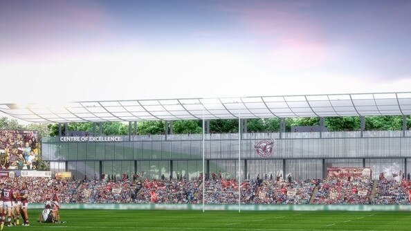 Moves have begun to lobby the NSW Government to fund the redevelopment of Brookvale Oval into a state-of-the-art boutique stadium. Picture: Supplied