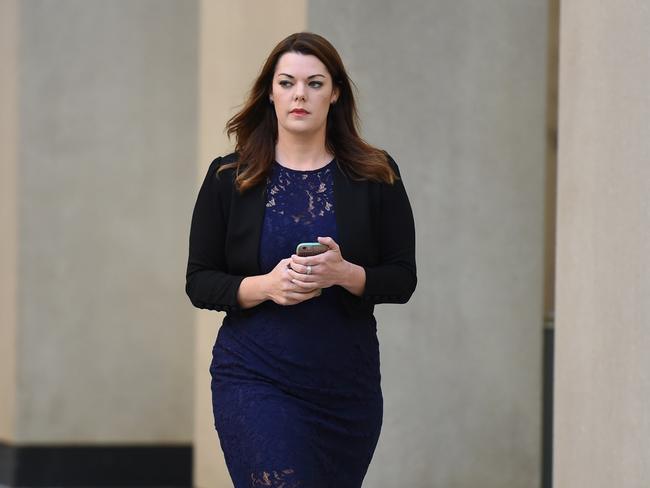 Greens Senator Sarah Hanson-Young has hit out at Dutton’s accusations. Picture: AAP/Mick Tsikas.