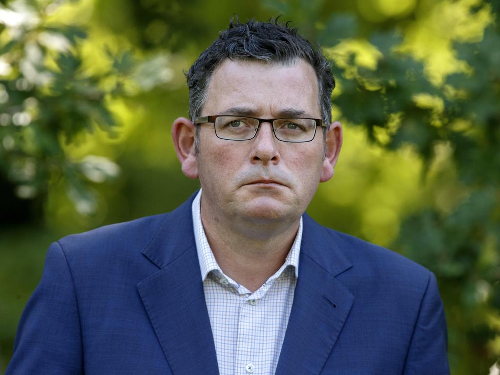 Victorian Premier Daniel Andrews announced a five day lockdown on Friday. Picture: NCA NewsWire / David Geraghty