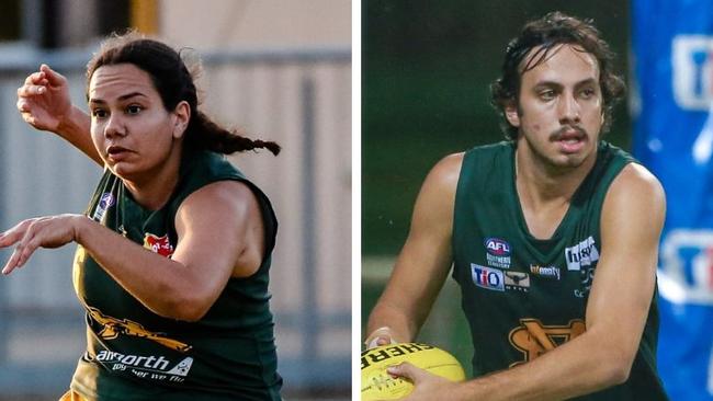 NIkita Long and Jacob Long bring up milestone matches for St Mary's in the 2024-25 NTFL season.