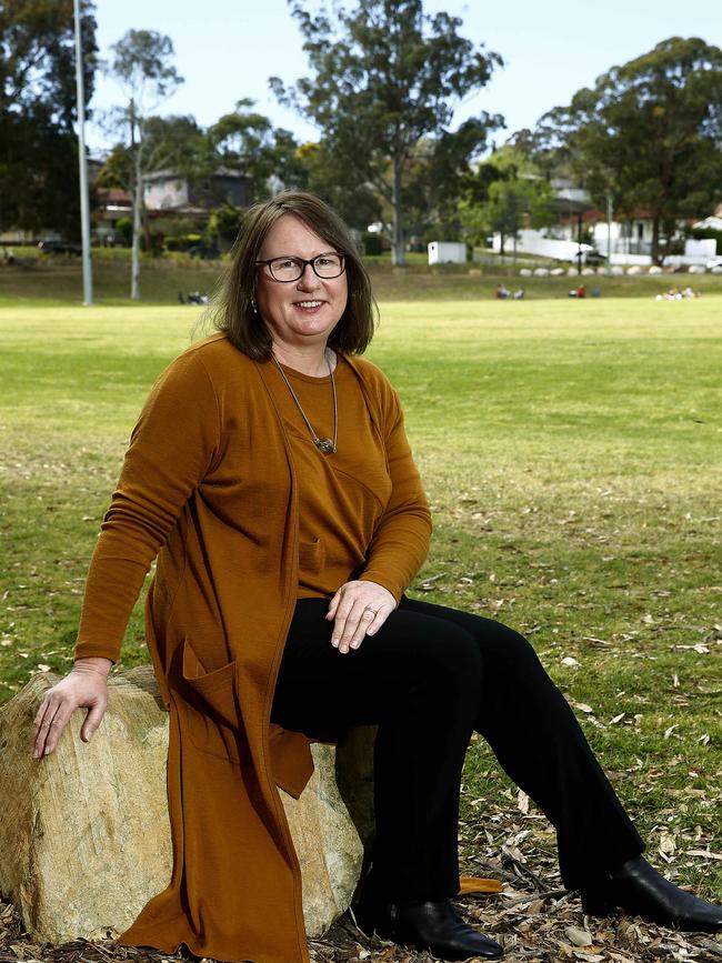 Parramatta councillor Donna Davis at Dundas Park. Picture: John Appleyard