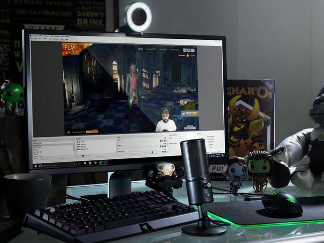 The Siren X and Kiyo camera in action. Picture: Razer