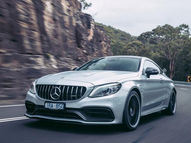 EMBARGO FOR TWAM 04 MARCH 2023. FEE MAY APPLY. Mercedes-AMG C63 S Coupe V8 model. Photo: Supplied