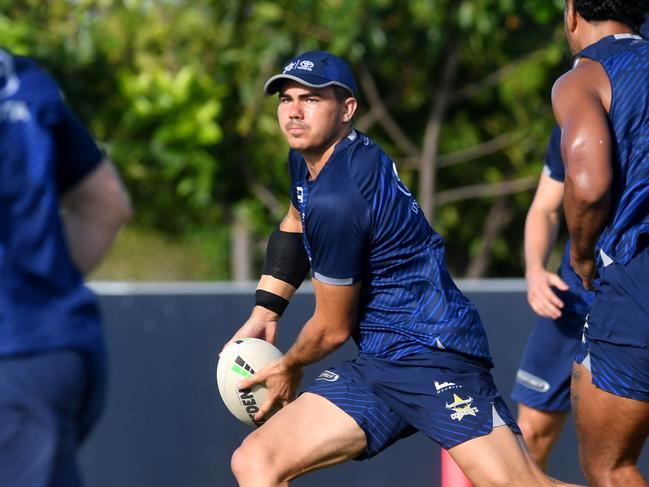 NQ Cowboys training at Cowboys HQ at the Hutchinson Builders Centre. Jake Clifford. Picture: Evan Morgan