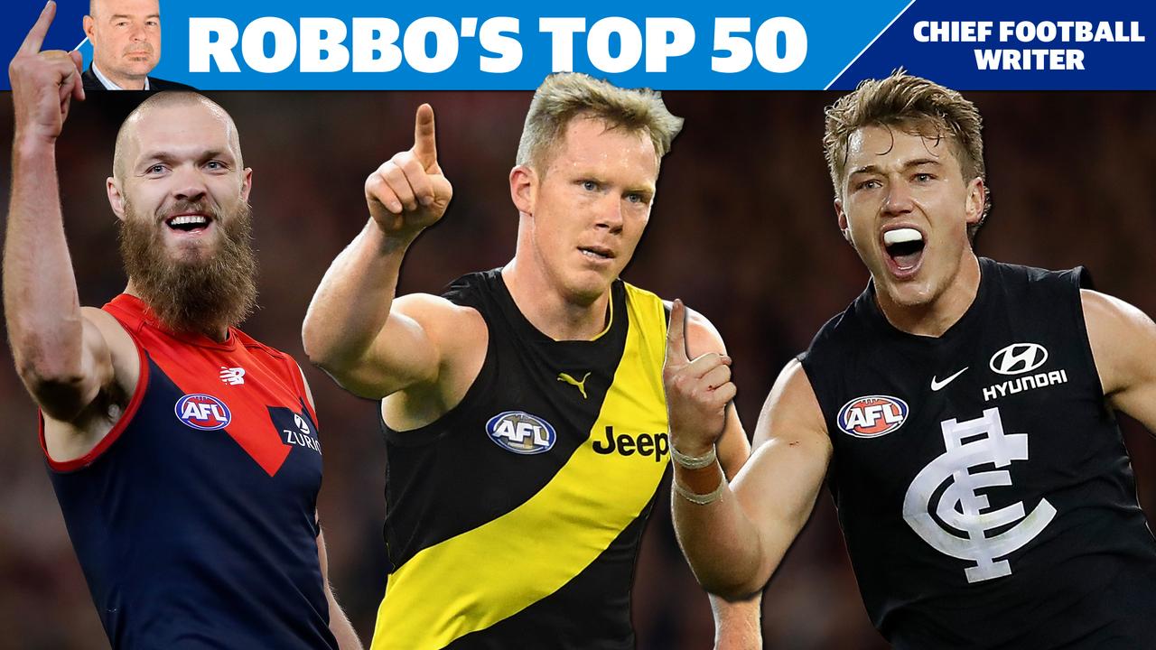 Mark Robinson top 50 players 2018 Max Gawn, Patrick Cripps, Riewoldt, Grundy The Advertiser