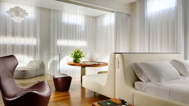The verdict: 8.5/10Balancing old-world Roman grandeur and sleek, modern aesthetics, this beautifully presented five-star hotel is excellent value for money compared to many of the city’s big brand luxury offerings. Rooms start at $517 per night. The writer was a guest of Palazzo Montemartini. 