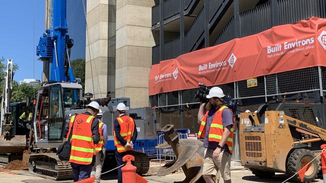 Adelaide Oval Hotel construction starts; Pic: October 11, 2019.