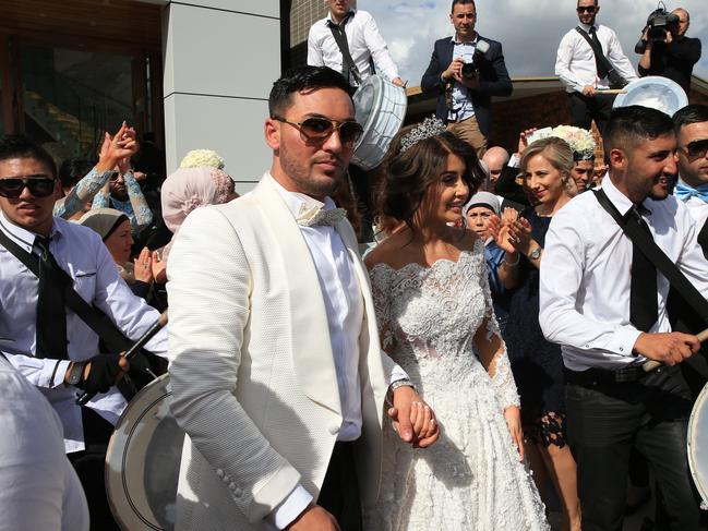 Salim Mehajer’s August 2015 wedding. Picture: Toby Zerna