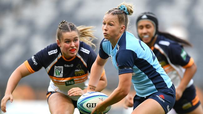 Layne Morgan in action for NSW Waratahs.