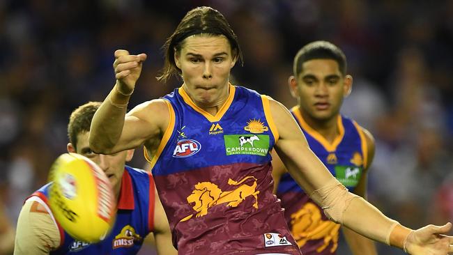 Eric Hipwood has been a shining light for the Lions this year. Picture: AAP