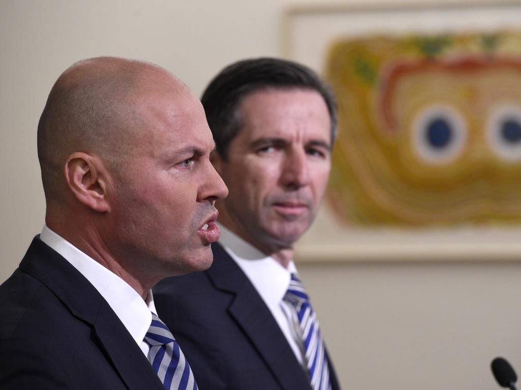 Simon Birmingham has not ruled out a Coalition split. Picture: NCA NewsWire / Andrew Henshaw